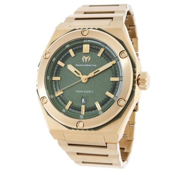 NWT Technomarine Fashion Men's Quartz Plastic and Stainless Steel Authe - Picture 1 of 3